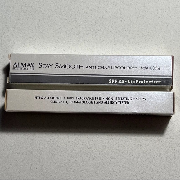 2x ALMAY Stay Smooth Anti-Chap Lipcolor with SPF 25 - Lip Protectant #TAN - Picture 5 of 7